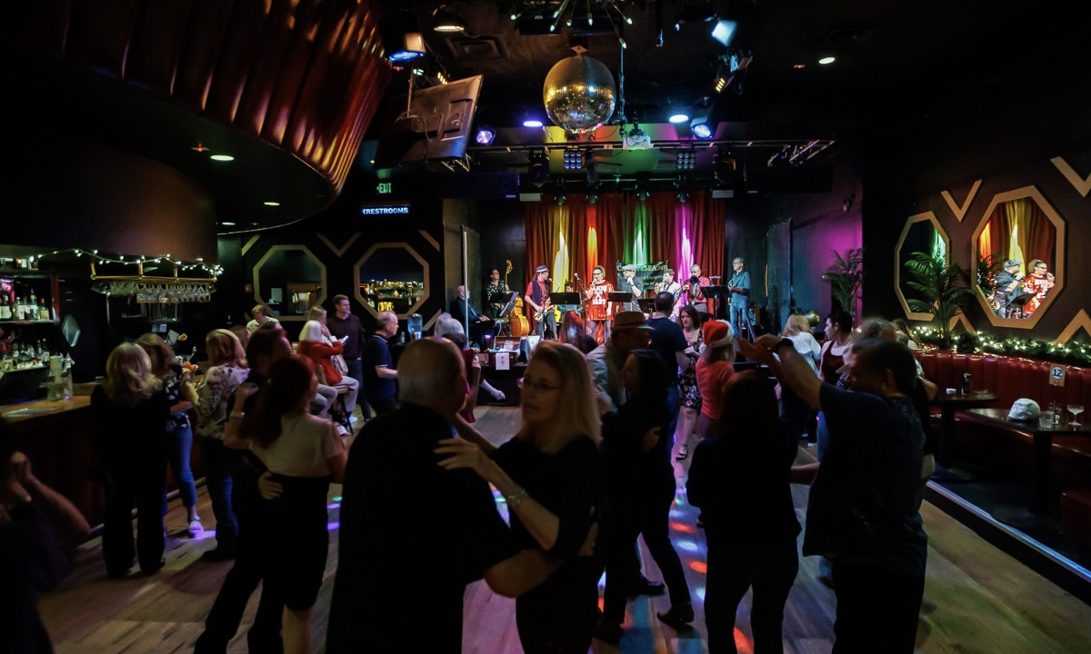 image of people dancing at Texas Festivus